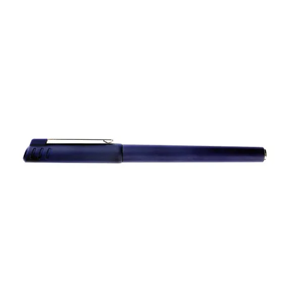  Gel ball pen with cap navy blue