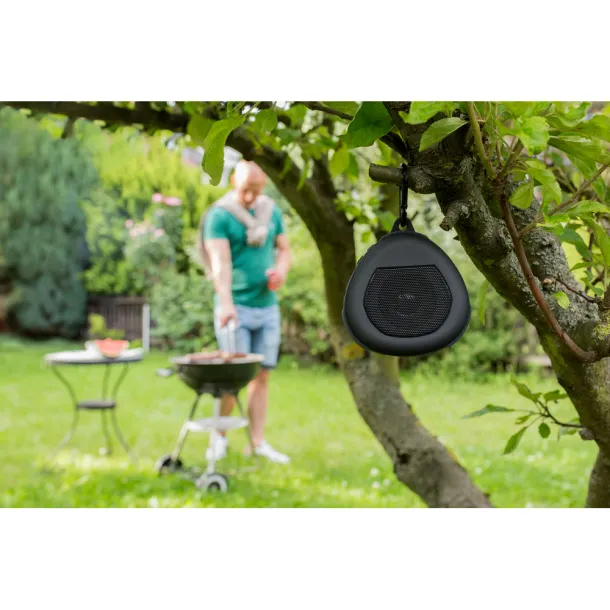 Justice Wireless speaker 5W Air Gifts with carabiner Crna