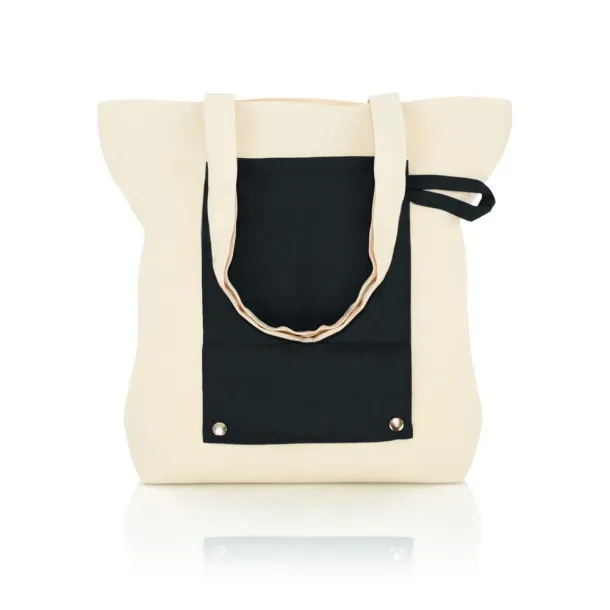 Arlo Cotton foldable shopping bag Crna
