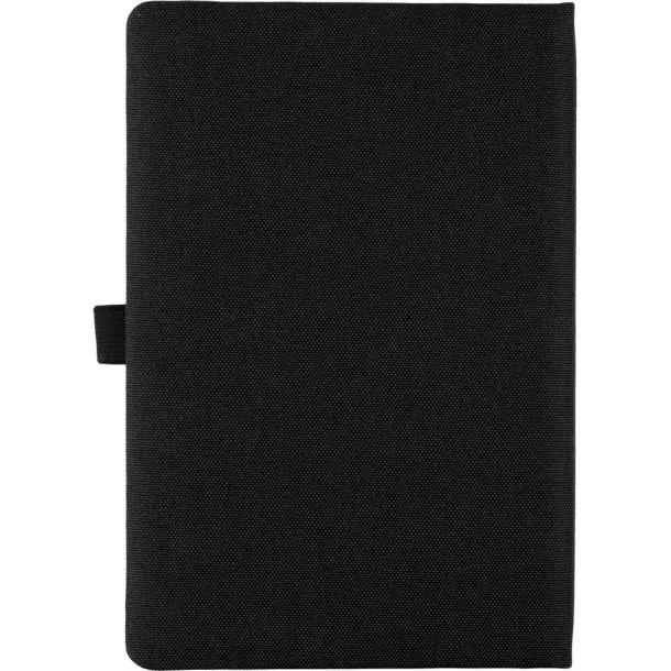  Notebook approx. A5 RPET Crna
