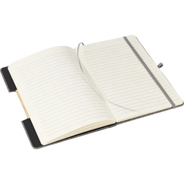  Notebook approx. A5 RPET Crna