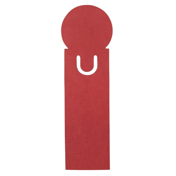  Memo holder, sticky notes, bookmark, notebook, ruler Crvena