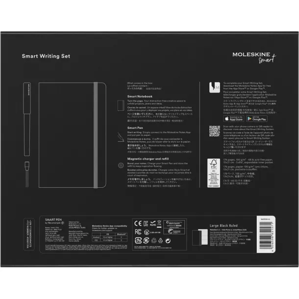  MOLESKINE pametni set za pisanje 3 Crna