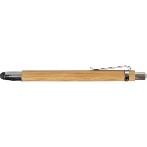  Bamboo ball pen, touch pen brown