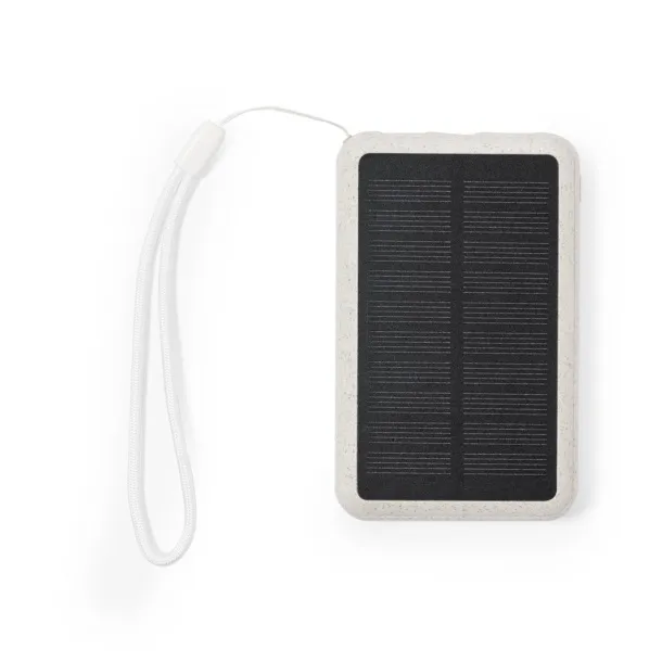  Wheat straw power bank 5000 mAh, solar charger Neutral