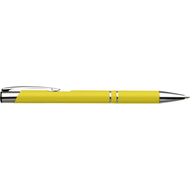  Recycled aluminium ball pen Žuta