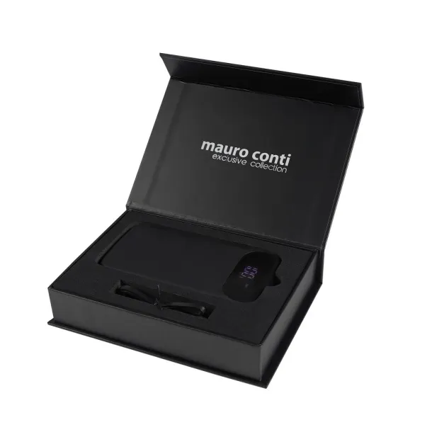  Power bank 8000 mAh Mauro Conti, wireless charger 5W Crna