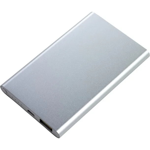  Prijenosna baterija, 4 000 mAh Srebrna