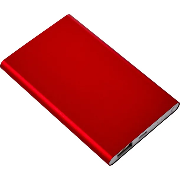  Prijenosna baterija, 4 000 mAh Crvena