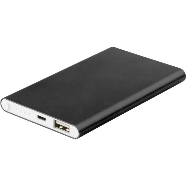  Prijenosna baterija 4000 mAh Crna