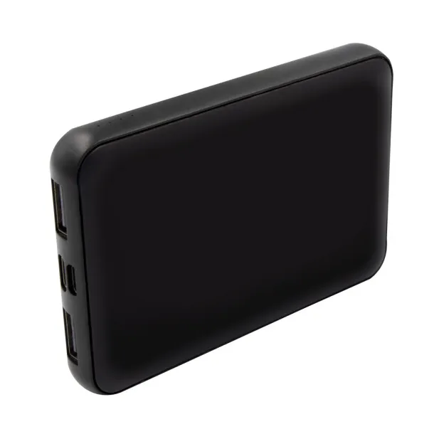  RPET prijenosna baterija, 5 000 mAh Crna