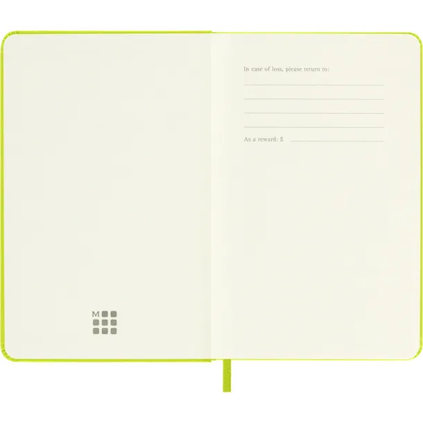  MOLESKINE notes, cca A6 Limeta