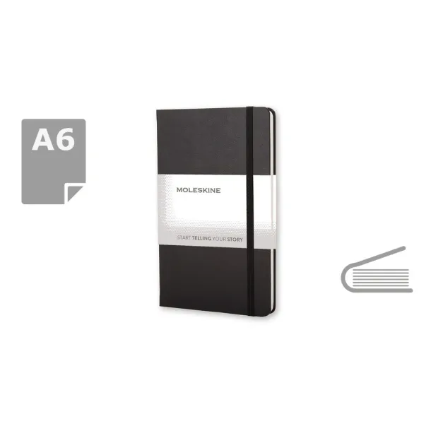  MOLESKINE Notebook approx. A6 Crna