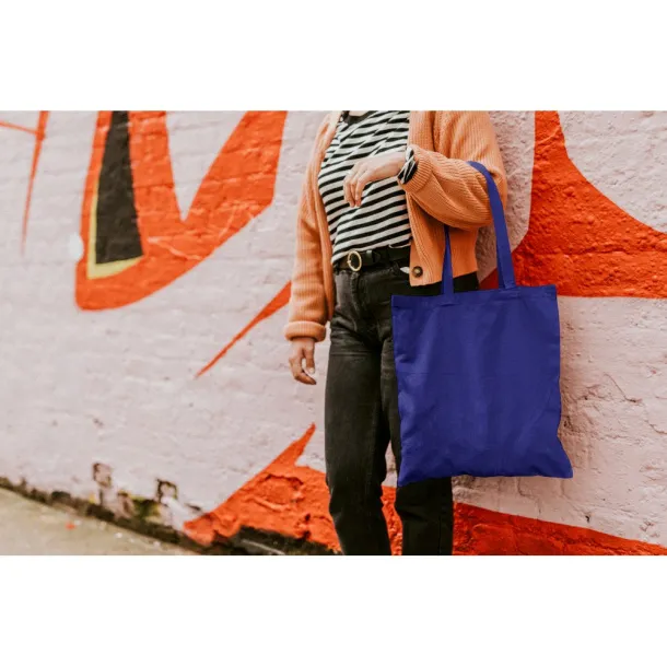  Cotton shopping bag, 140 g/m2 navy blue