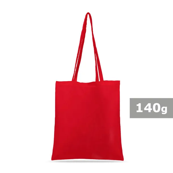  Cotton shopping bag, 140 g/m2 Crvena