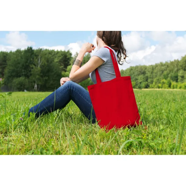  Cotton shopping bag, 140 g/m2 Crvena