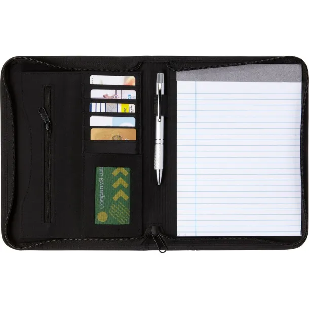  Conference folder approx. A5 with notebook Crna