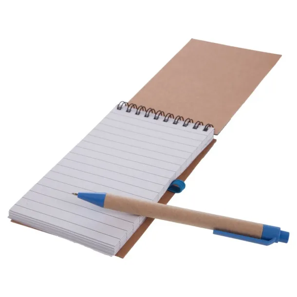 Notes s kemijskom olovkom, cca A6 Plava