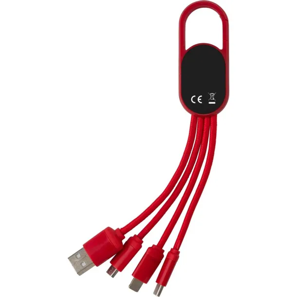  Charging cable Crvena
