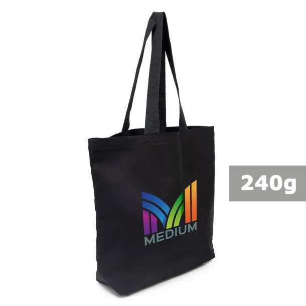 Ornell Cotton shopping bag Crna
