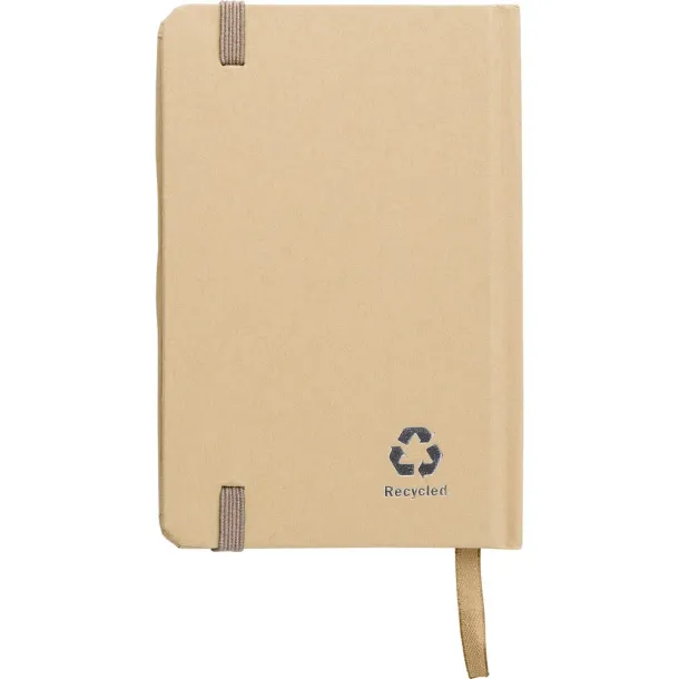  Recycled craft paper notebook A6 beige