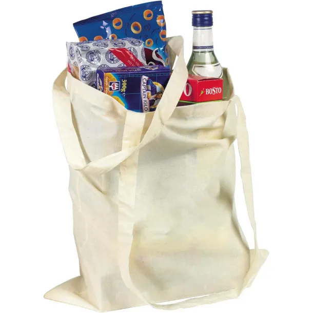  Cotton shopping bag 120 g/m2 khaki