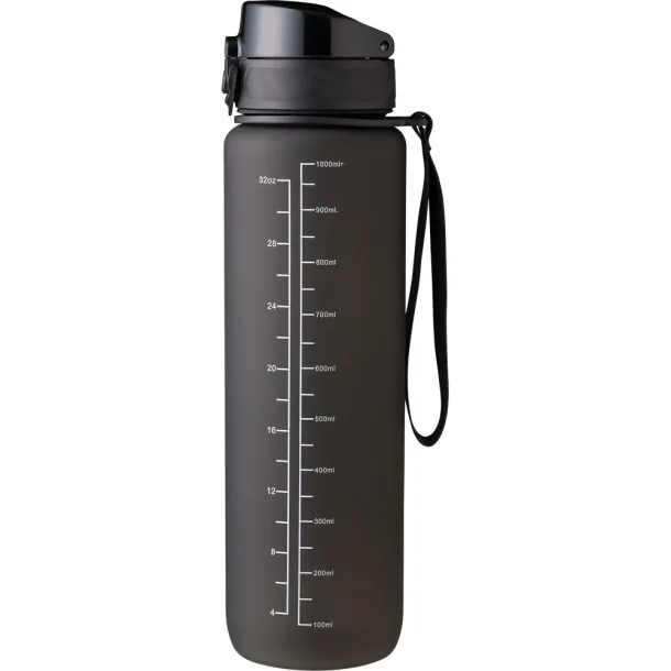  RPET sports bottle 1000 ml Crna