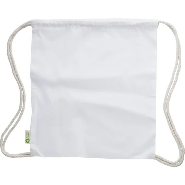  Cotton drawstring bag Bijela