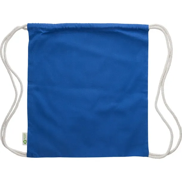  Cotton drawstring bag navy blue