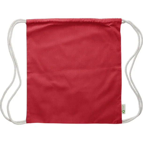  Cotton drawstring bag Crvena