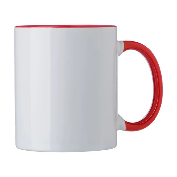  Keramička šalica, 300 ml Crvena