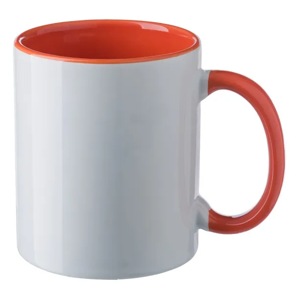  Ceramic mug 300 ml Narančasta
