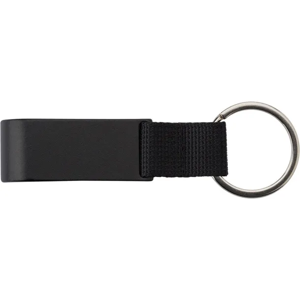 Keyring, bottle opener and shopping cart coin Crna