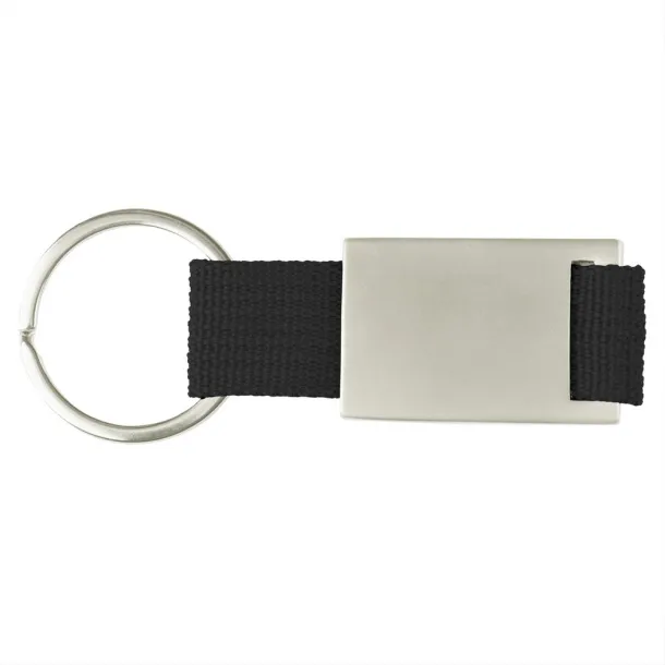  Keyring with metal badge Crna