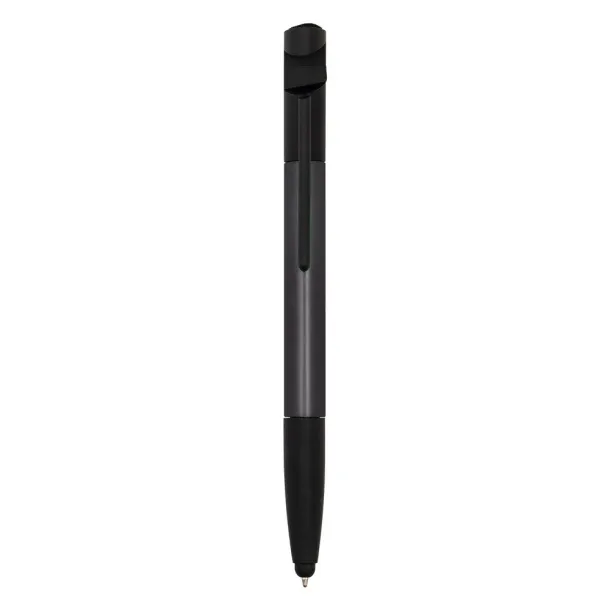  Multifunctional tool, ball pen, screen cleaner, ruler, phone stand, touch pen, screwdrivers Crna