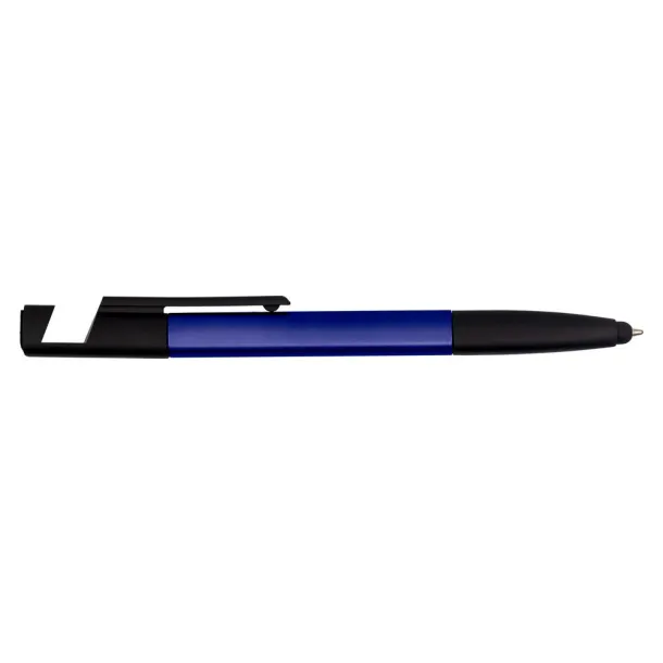  Multifunctional tool, ball pen, screen cleaner, ruler, phone stand, touch pen, screwdrivers navy blue