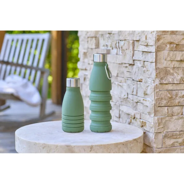  Foldable sports bottle 550 ml with carabiner 45533C