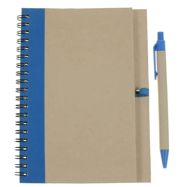  Notes s kemijskom olovkom, cca A5 Plava