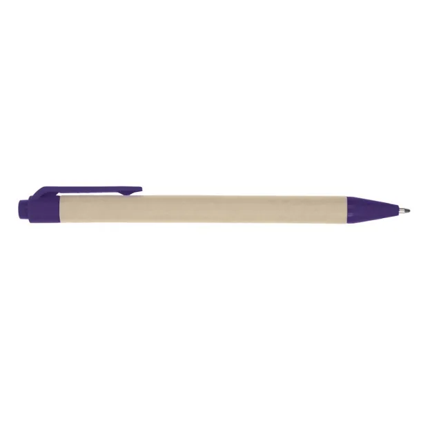  Notebook approx. A5 with ball pen purple