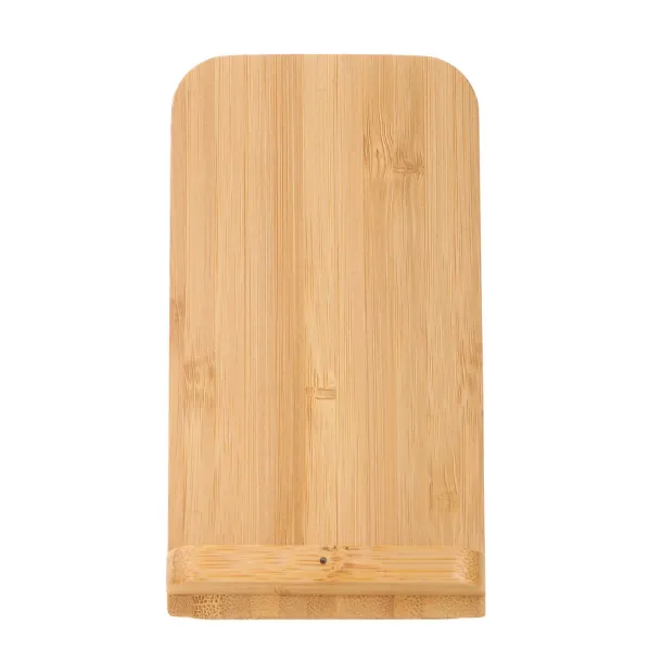  B'RIGHT bamboo wireless charger 10W, phone stand wood