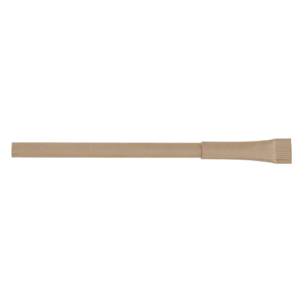  Ball pen made of rolled paper with cap Neutral