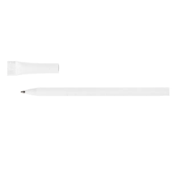  Ball pen made of rolled paper with cap Bijela