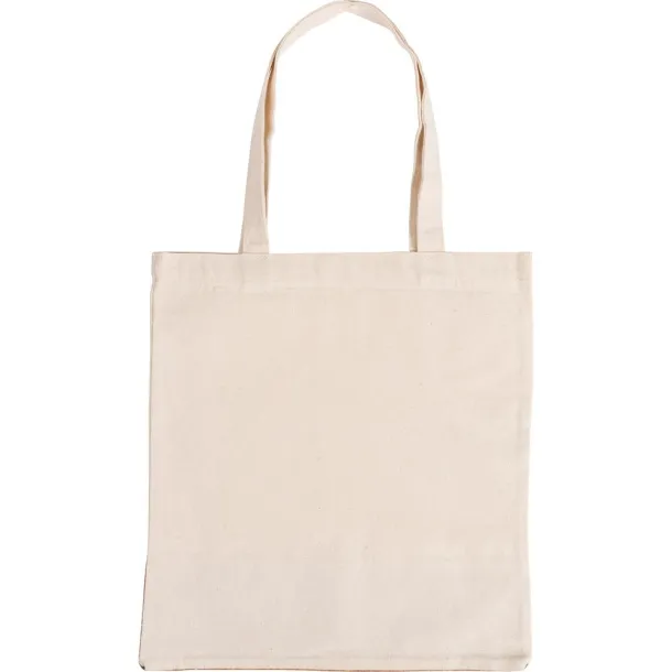  Pamučna torba za kupovinu s plutenim detaljima, pamuk 250 g/m2 beige