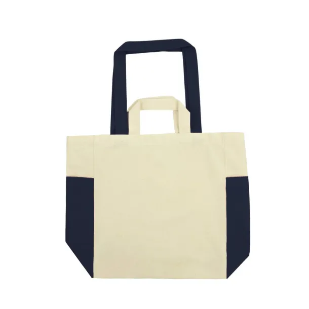 Matej Cotton shopping bag navy blue