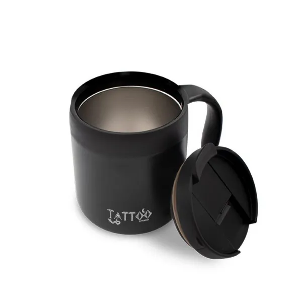  Termo šalica s ručkom 330 ml Crna