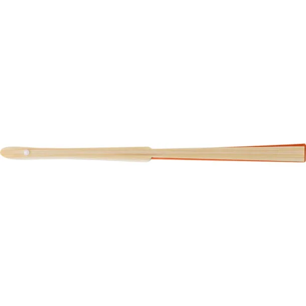  Bamboo hand fan Narančasta