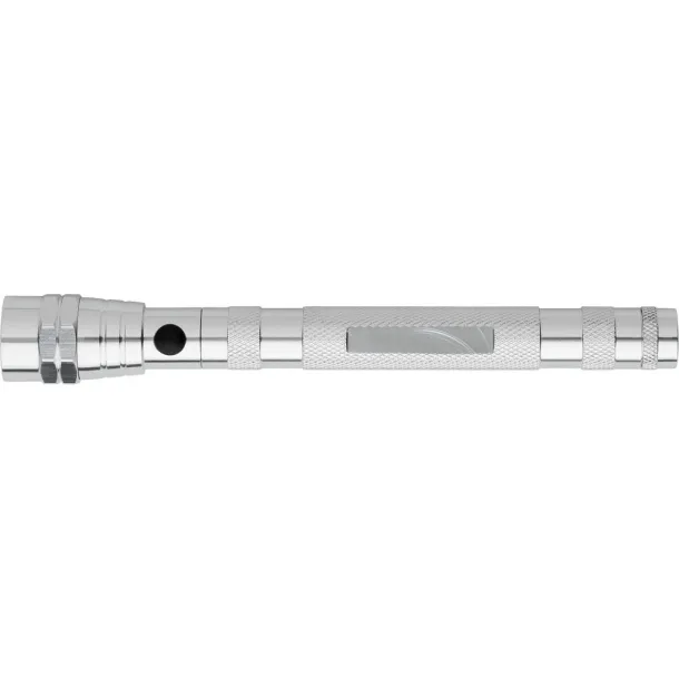  Telescopic 3 LED torch silver