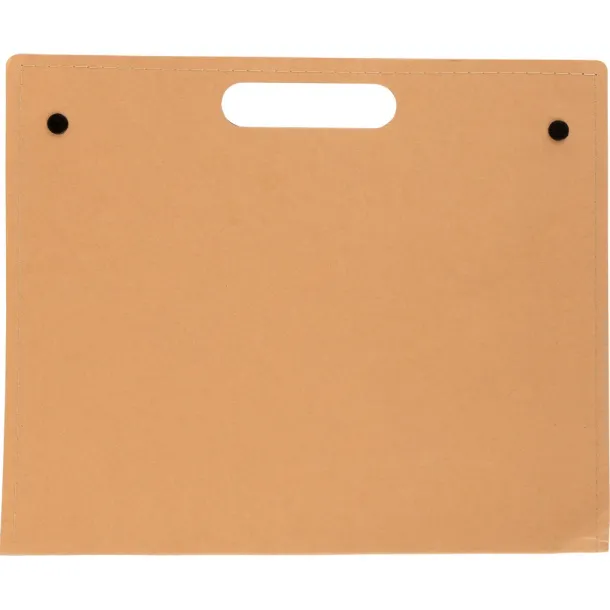  Conference folder, notebook approx. A4, ball pen, sticky notes brown