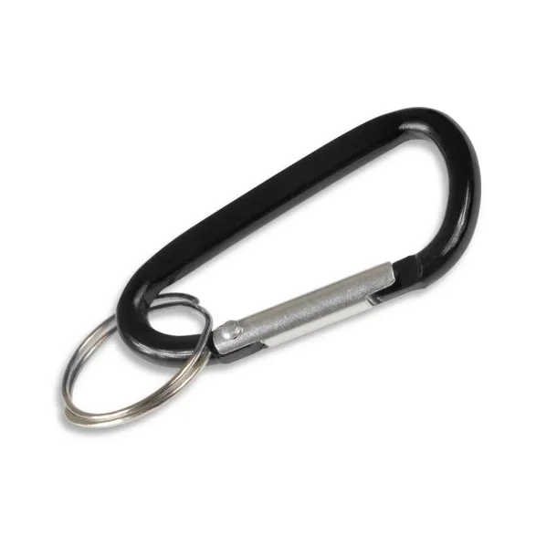  Privjesak za ključeve, karabiner Crna