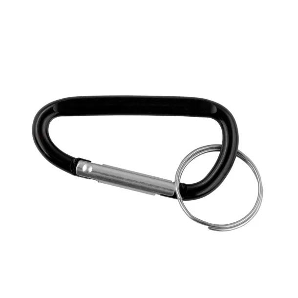  Keyring, carabiner Crna